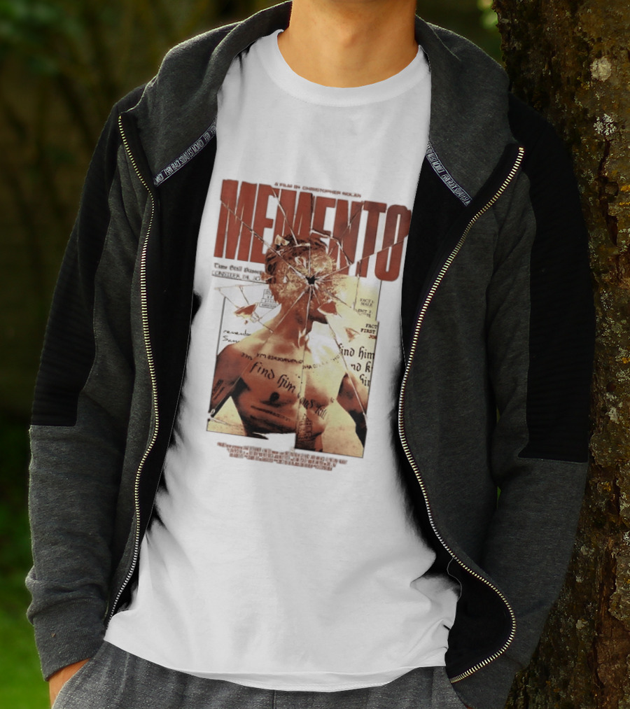 Memento Christopher Nolan Guy Pearce Crime Thriller T-Shirt
