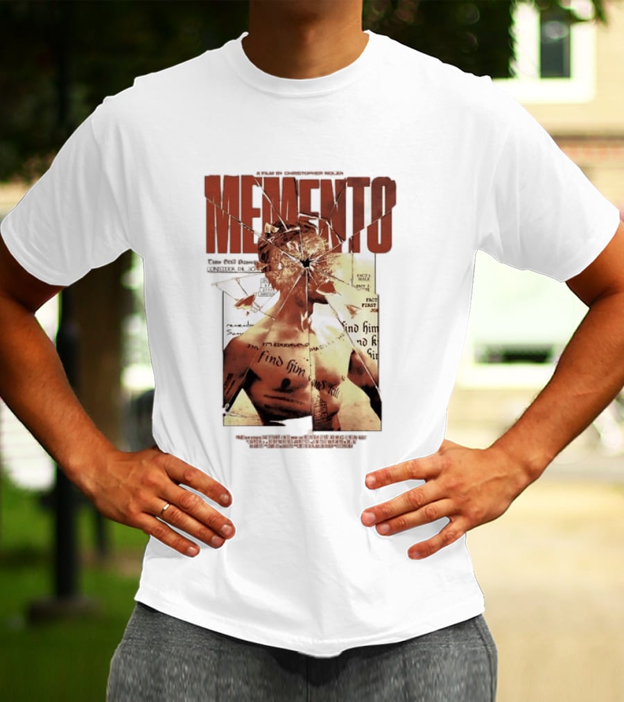 Memento Christopher Nolan Guy Pearce Crime Thriller T-Shirt