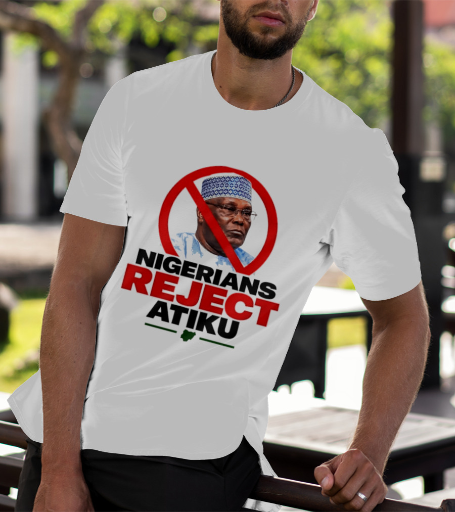 Nigerians Reject Atiku Political Protest Red Circle Image T-Shirt