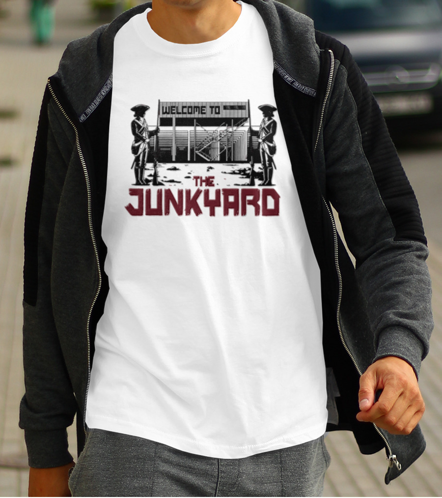 Welcome To The Junkyard Police Silhouette Scene T-Shirt