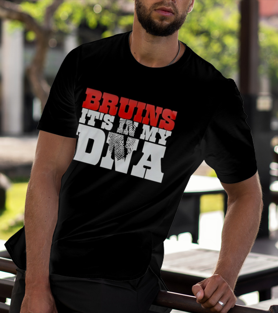 Bruins It's In My DNA NHL Hockey Fan Pride T-Shirt