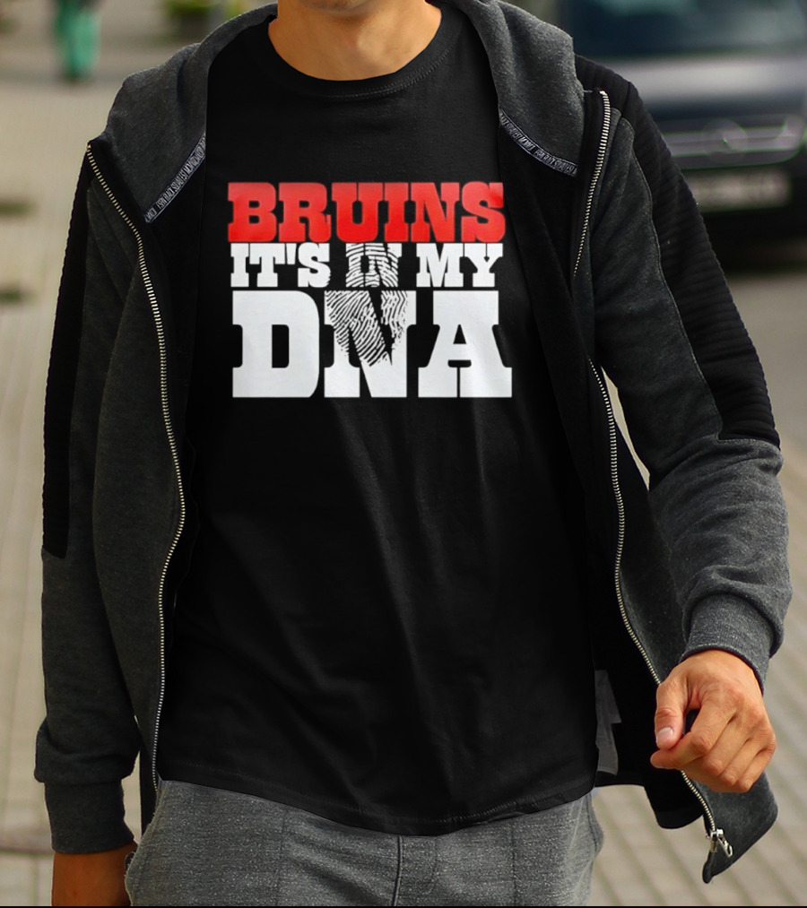 Bruins It's In My DNA NHL Hockey Fan Pride T-Shirt
