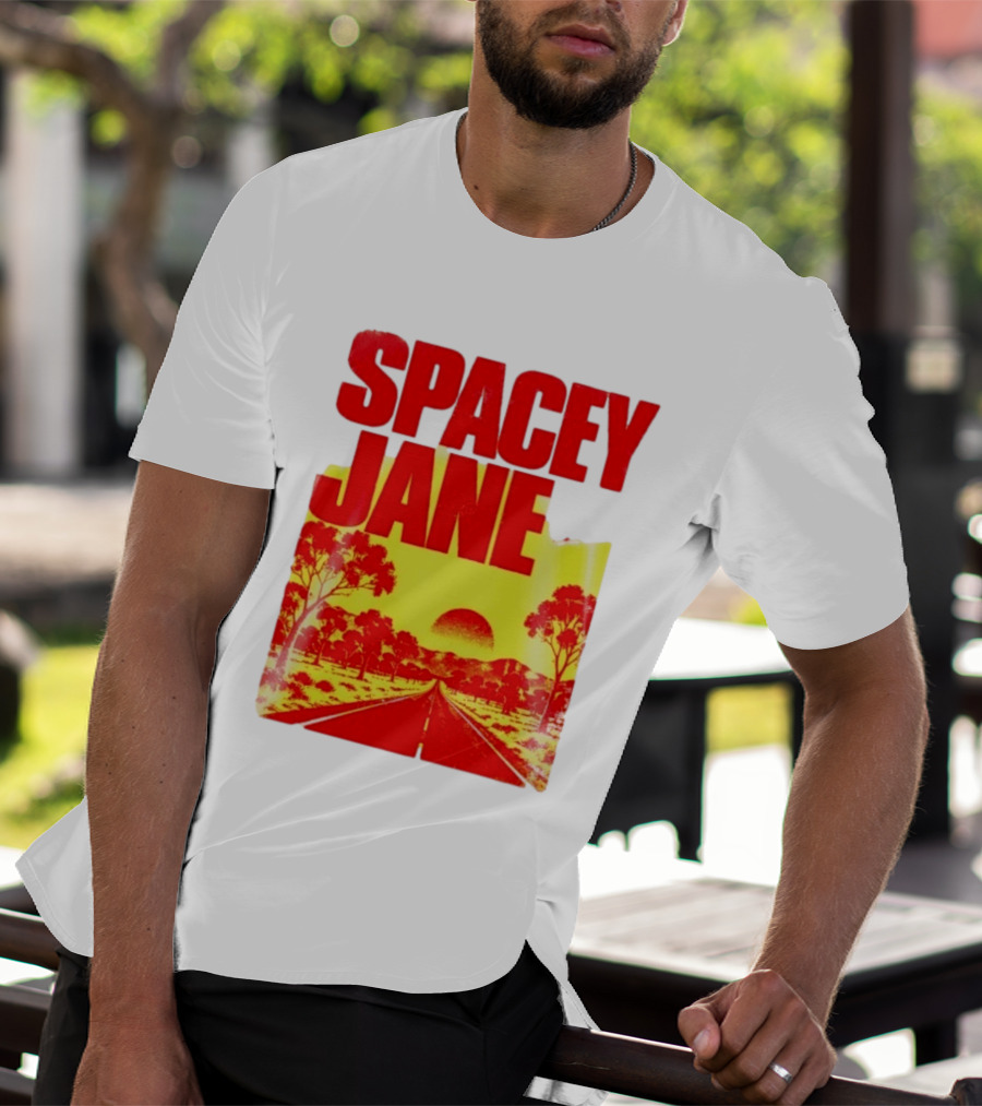 Spacey Jane Live Tour Australian Outback Sunset Scene T-Shirt