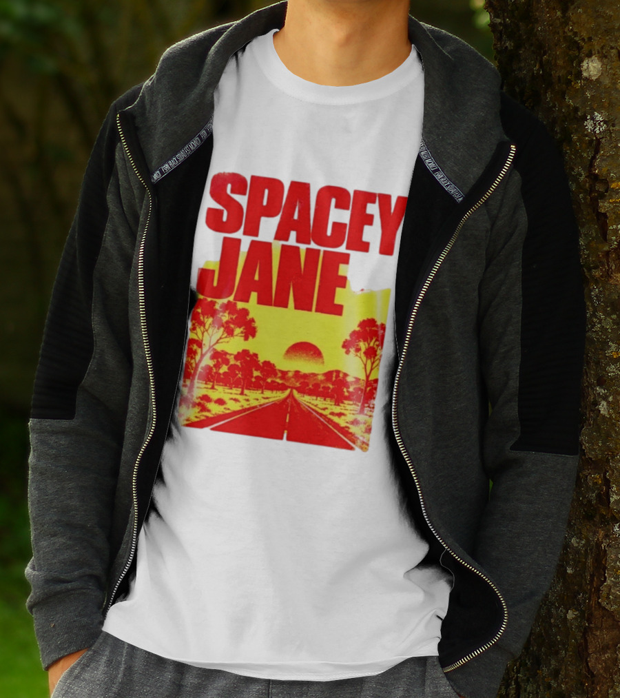 Spacey Jane Live Tour Australian Outback Sunset Scene T-Shirt