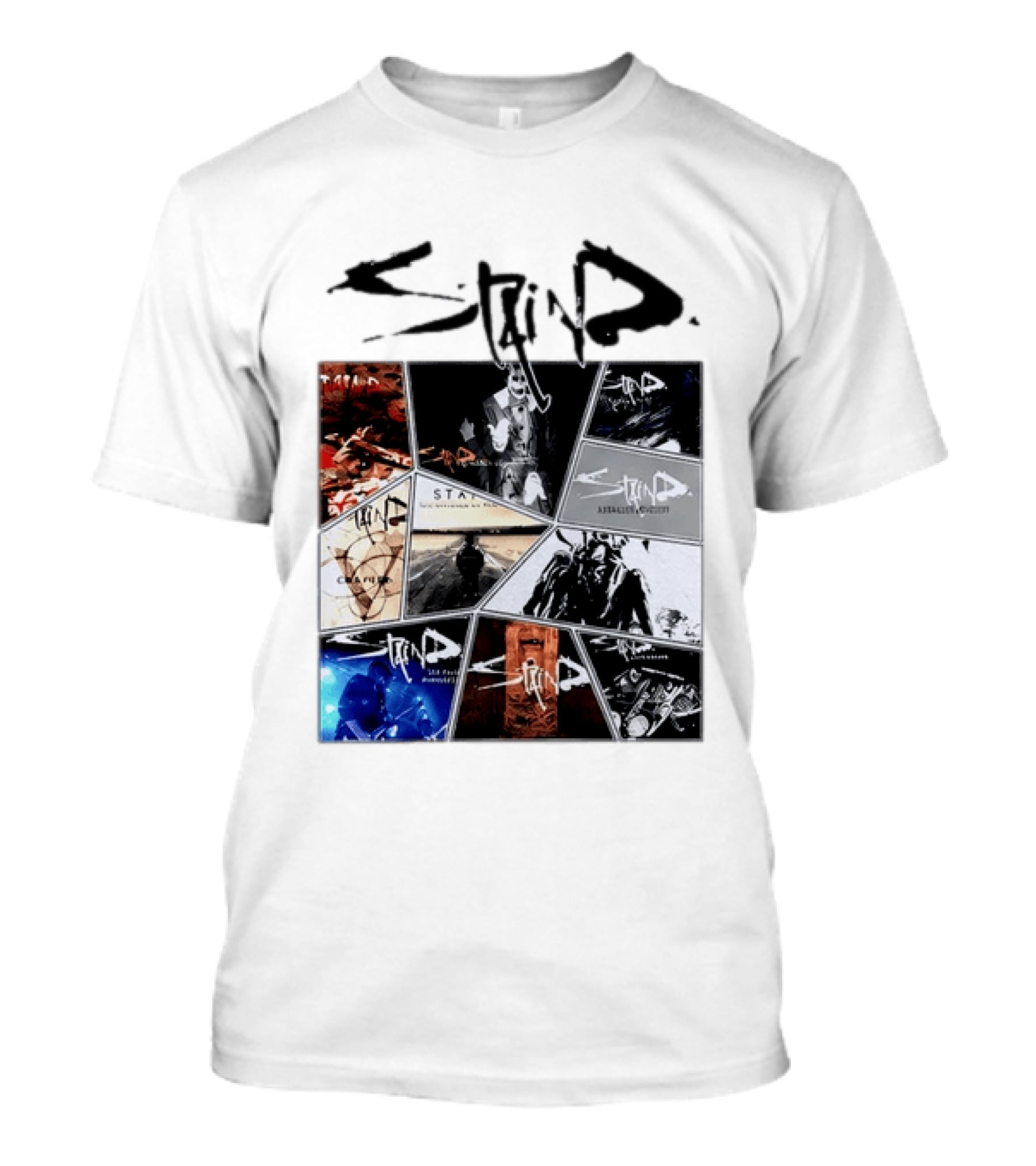 Staind Album Covers Collection Alternative Metal Band T-Shirt