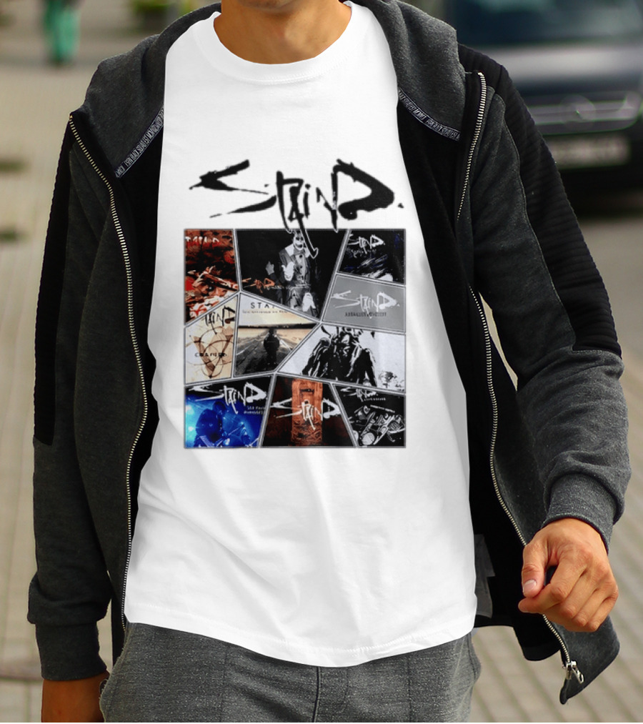Staind Album Covers Collection Alternative Metal Band T-Shirt