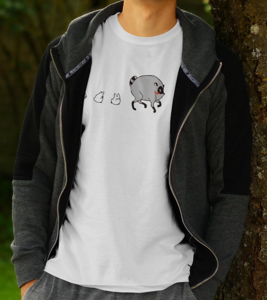 Stephanie Mai Jimothy Raccoon Little Spirits Figuren Raccoon T-Shirt