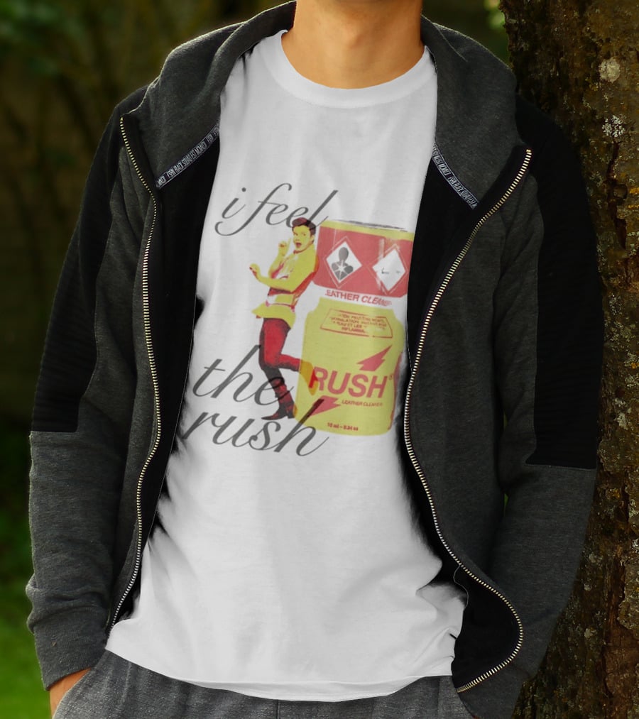 I Feel The Rush Leather Cleaner Chris Colfer T-Shirt