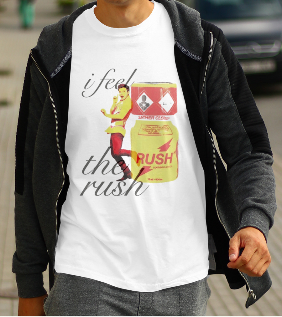 I Feel The Rush Leather Cleaner Chris Colfer T-Shirt