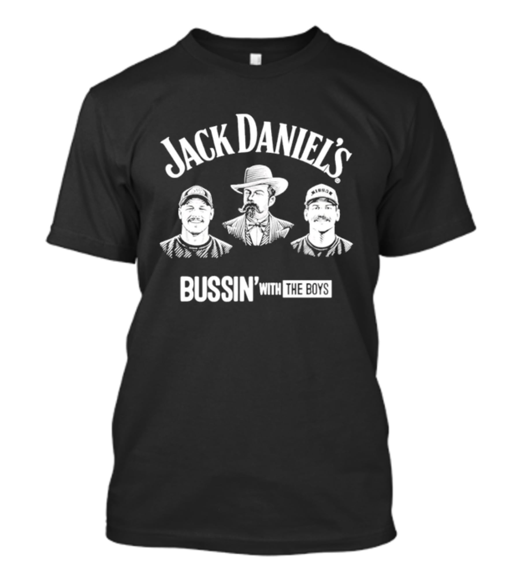 Jack Daniels Bussin With The Boys Will Compton Taylor Lewan T-Shirt
