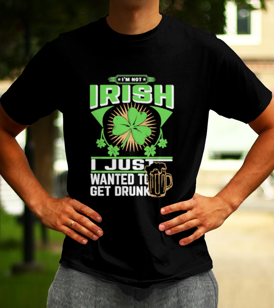 I'm Not Irish Shamrock Beer St. Patrick's Day Celebration T-Shirt