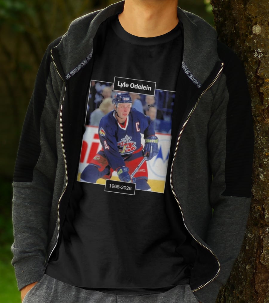 Lyle Odelein Hockey Player 1968 2026 Memorial T-Shirt