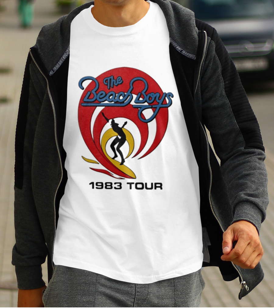 The Beach Boys 1983 Tour Vintage Surf Iconic Music Event T-Shirt