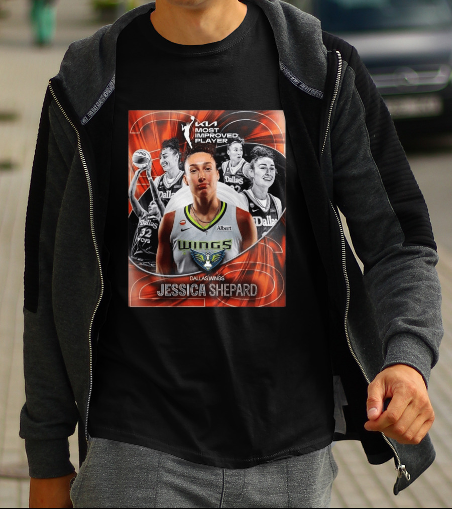 WNBA Most Improved Player 2023 Dallas Wings Jessica Shepard T-Shirt
