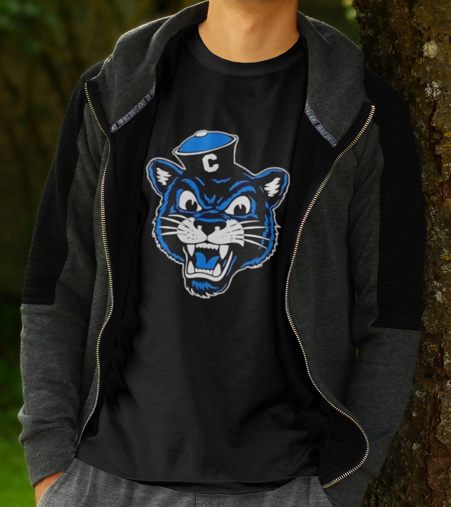 Columbia University Blue Panther Head T-Shirt
