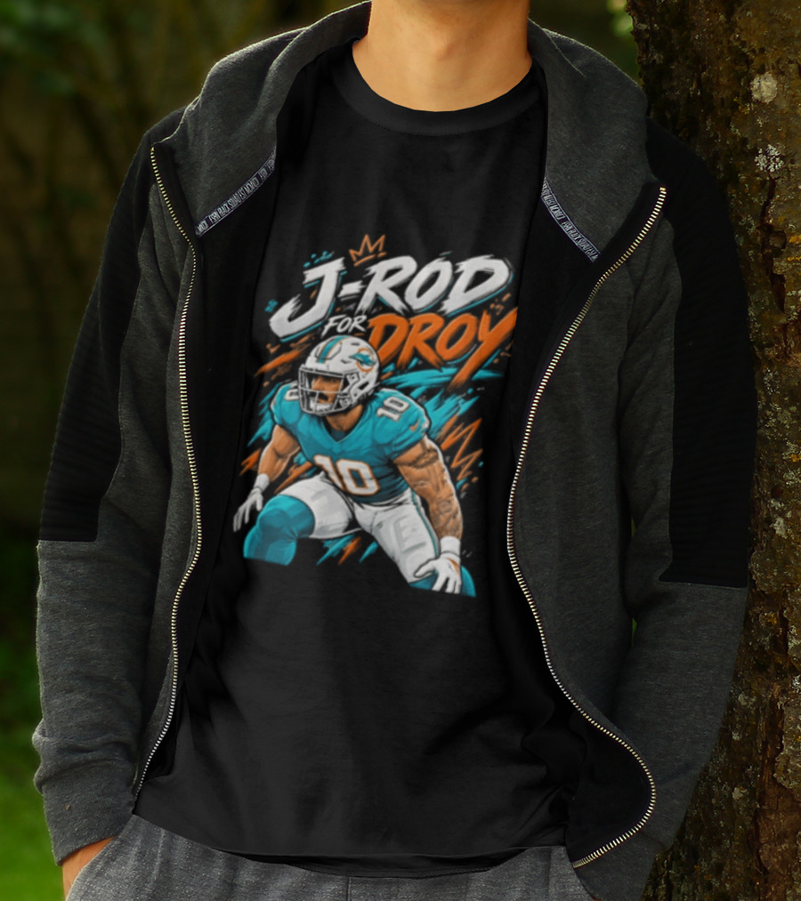 Miami Dolphins J Rod Droy Tyreek Hill Fan T-Shirt