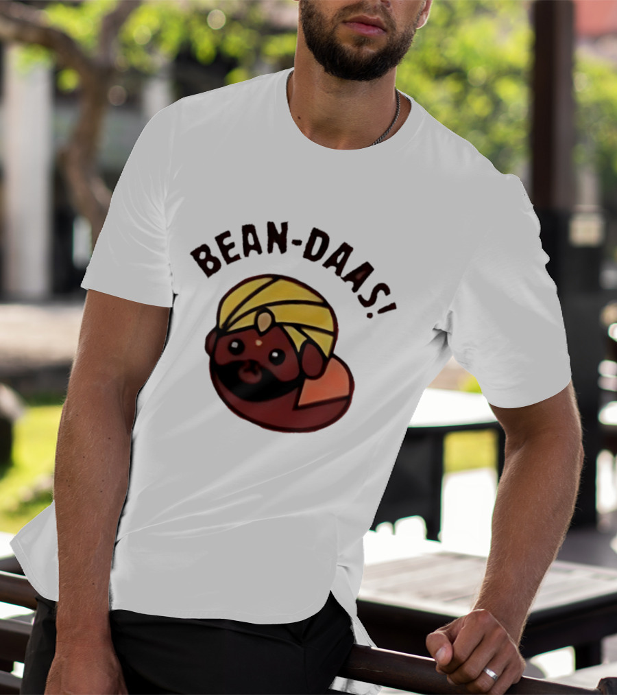 Bean Daas Turbaned Character With Mustache And Beard T-Shirt