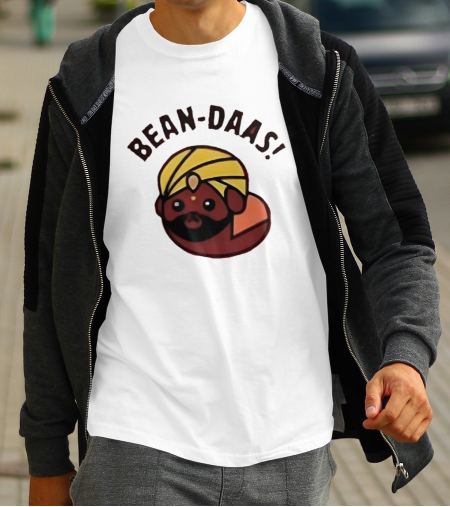 Bean Daas Turbaned Character With Mustache And Beard T-Shirt