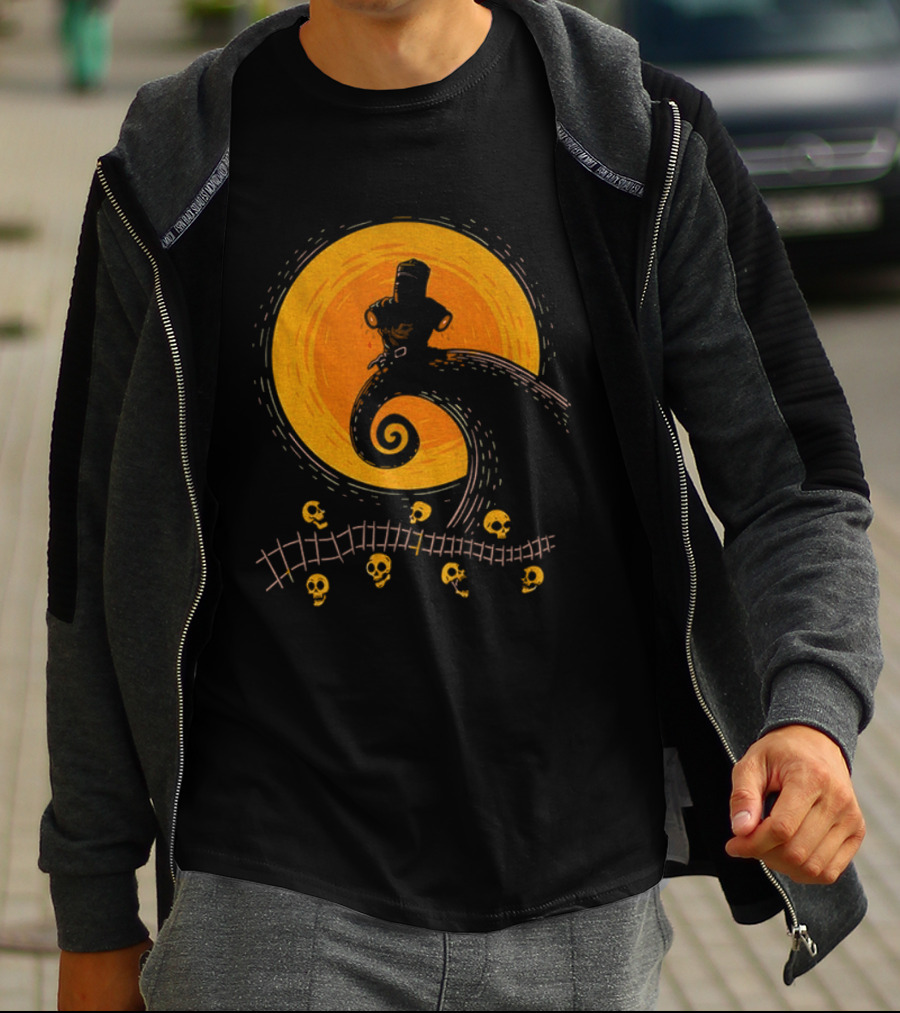 Monty Python And The Holy Grail Meets The Nightmare Before Christmas T-Shirt