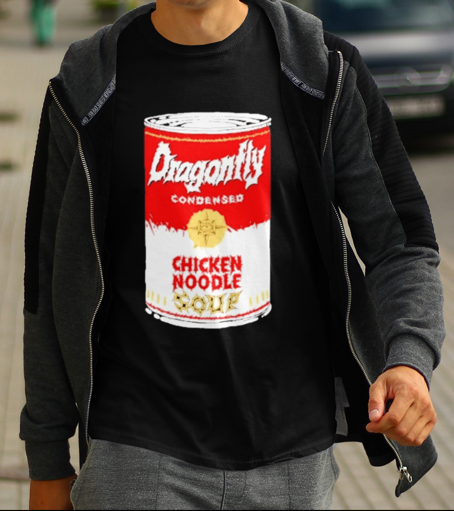 Dragonfly Condensed Chicken Noodle Soup T-Shirt