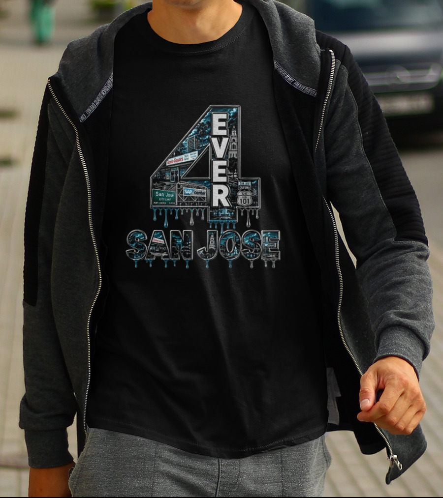 4 Ever San Jose SAP Center US 101 City Limit T-Shirt