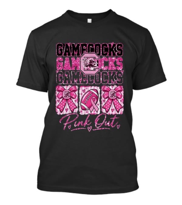 South Carolina Gamecocks Breast Cancer Awareness Pink Out Game Day T-Shirt