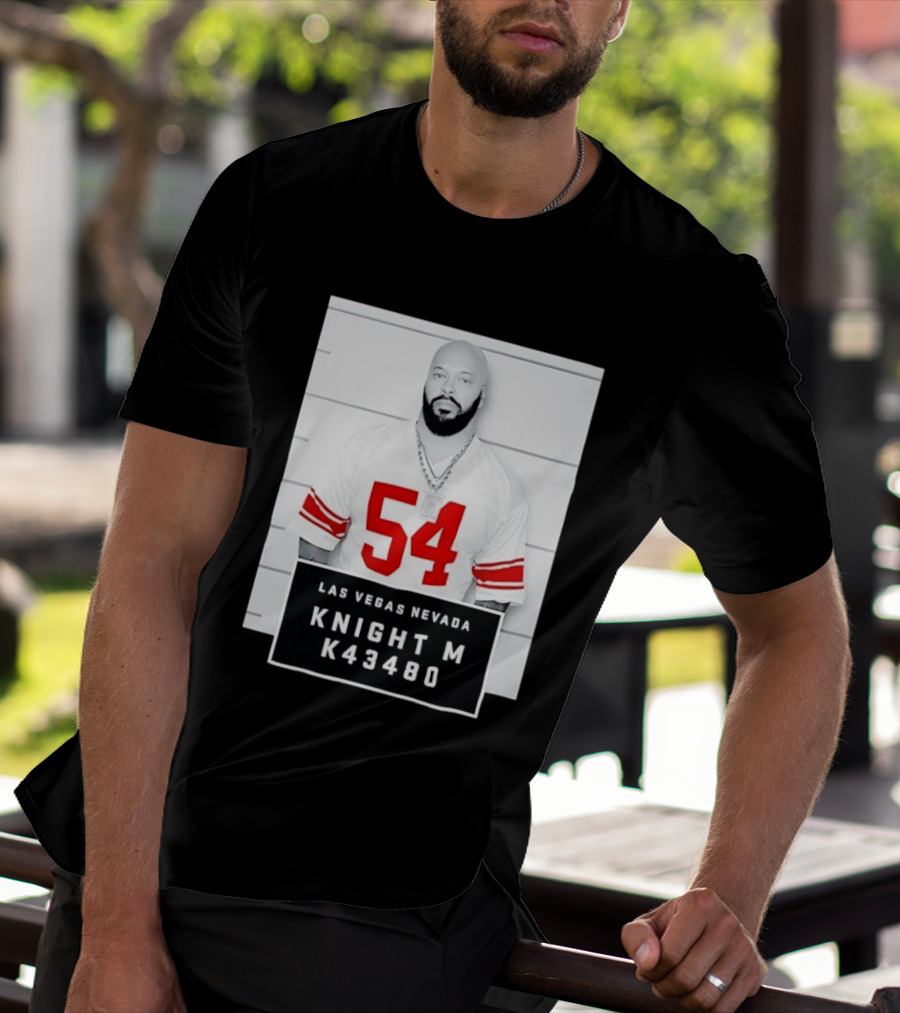 Las Vegas Nevada Shot 54 Knight M K43480 Death Row Records T-Shirt