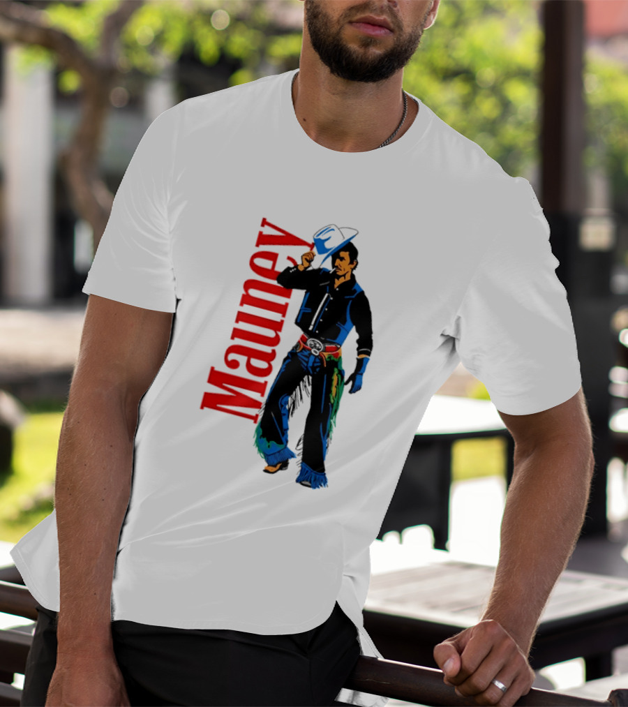 JB Mauney Bull Rider Cowboy Style Western T-Shirt