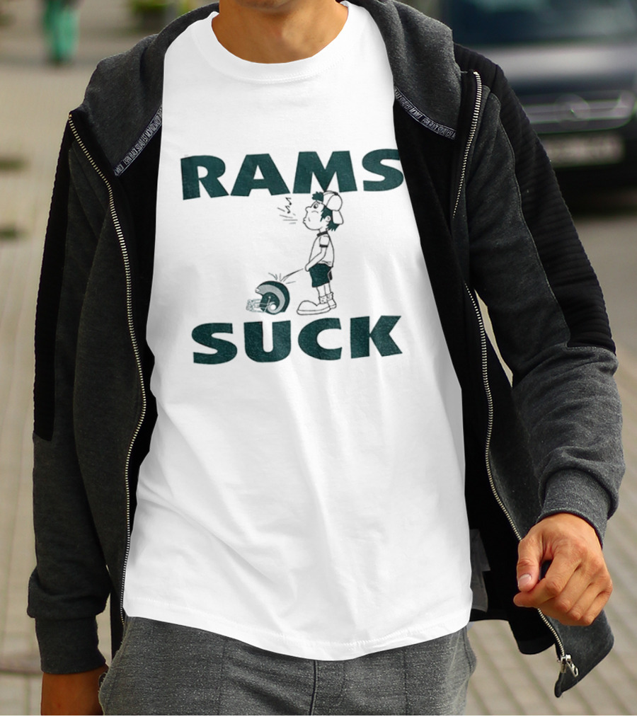 Eagles Beat Rams Peeing On Helmet Rams Suck T-Shirt