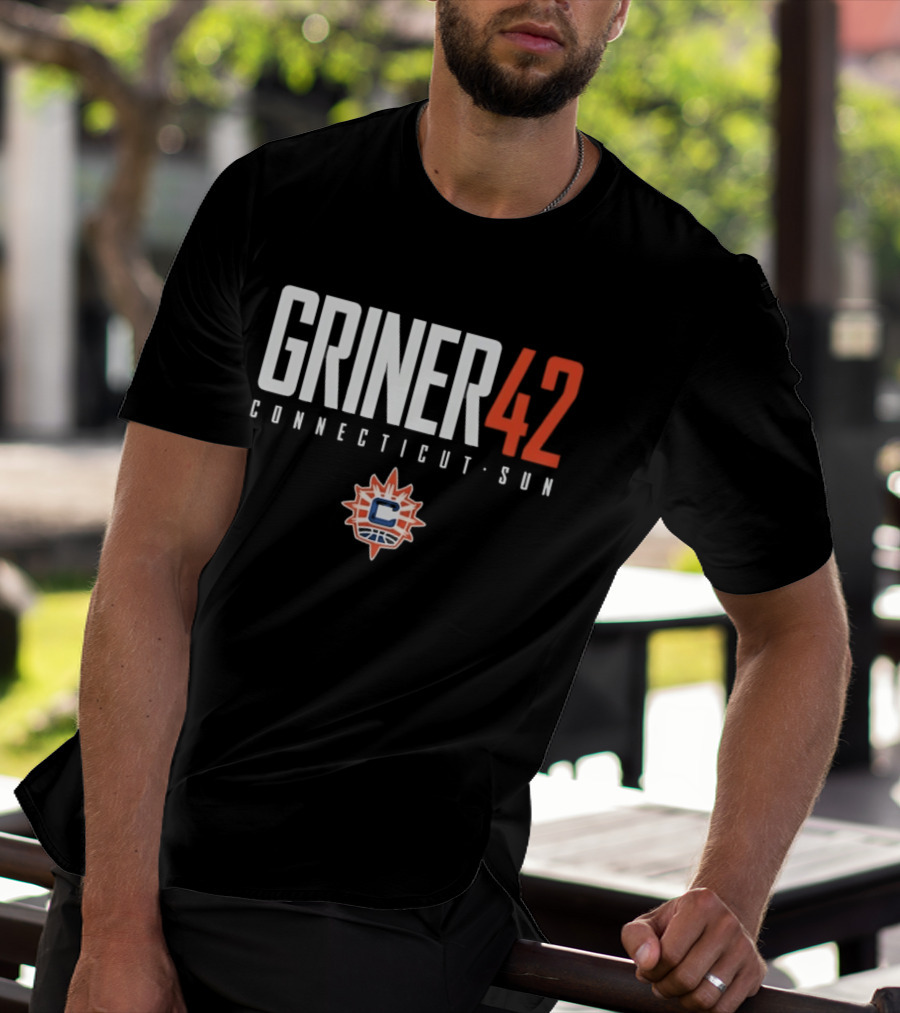 Griner 42 Connecticut Sun WNBA Basketball T-Shirt