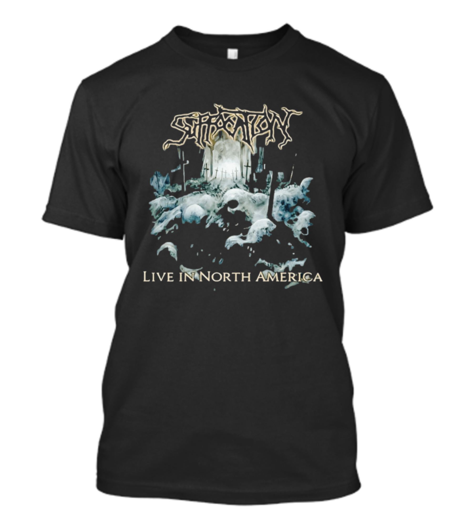 Suffocation Live In North America Tour Concert Metal Scene T-Shirt