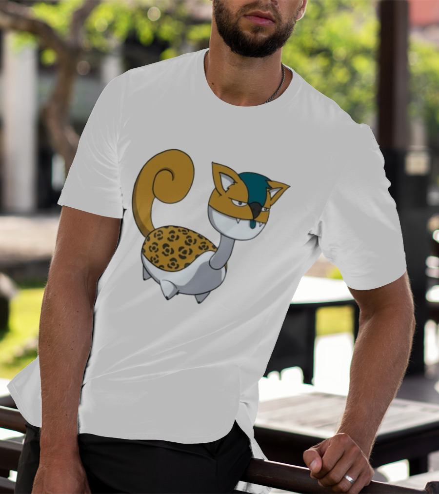 Jacksonville Jaguars Pokemon Fusion Cartoon T-Shirt