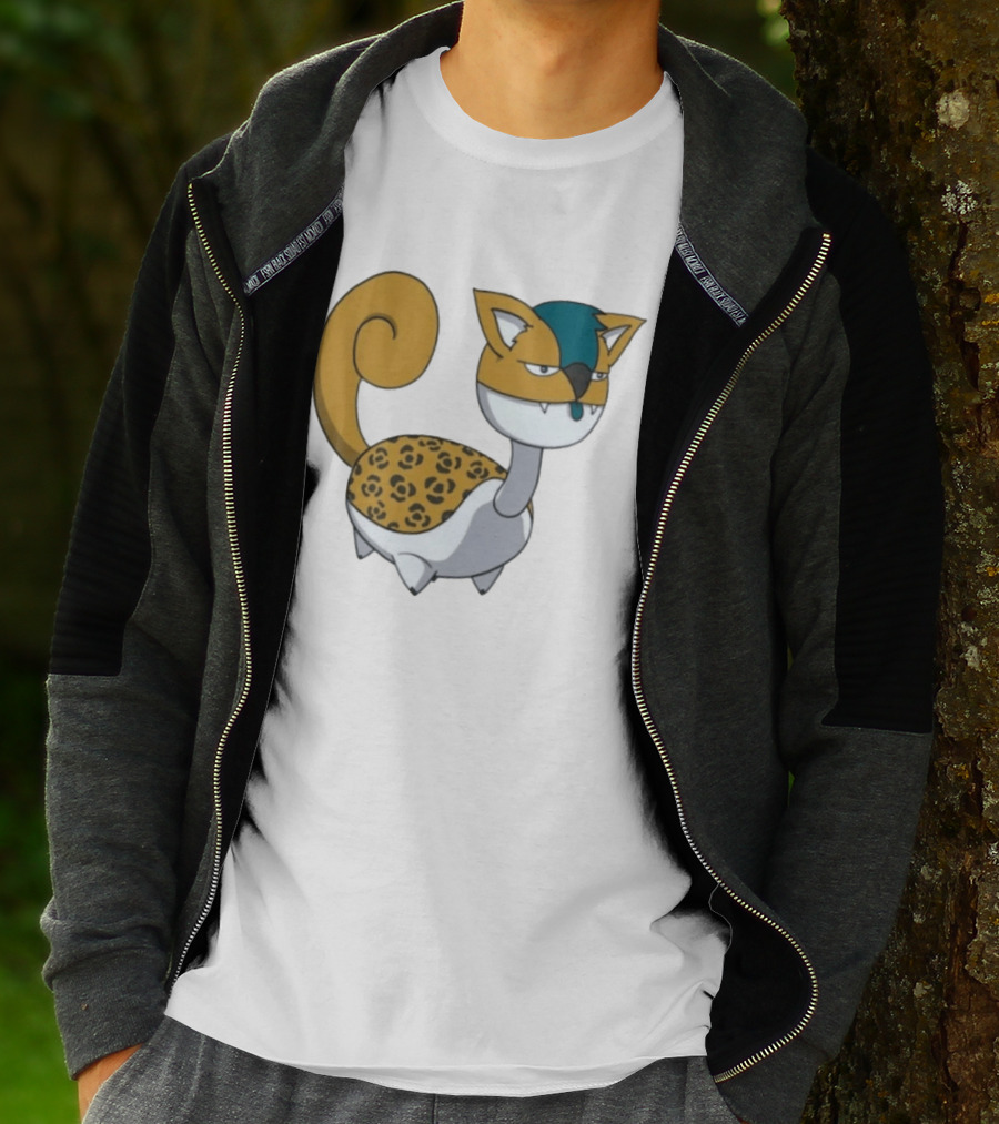 Jacksonville Jaguars Pokemon Fusion Cartoon T-Shirt