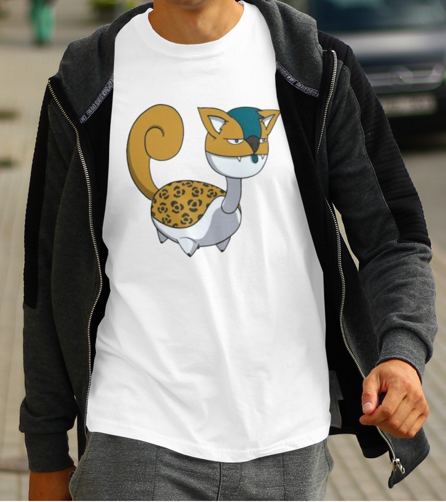 Jacksonville Jaguars Pokemon Fusion Cartoon T-Shirt