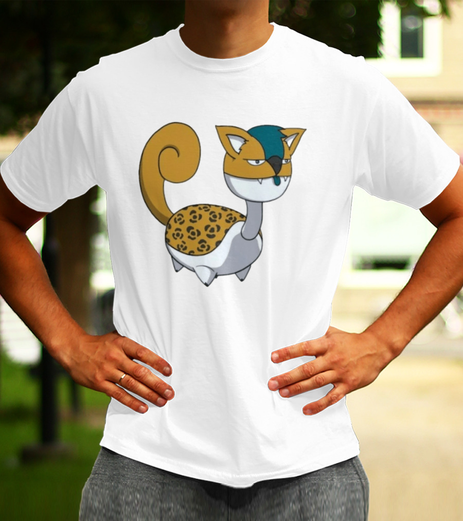 Jacksonville Jaguars Pokemon Fusion Cartoon T-Shirt