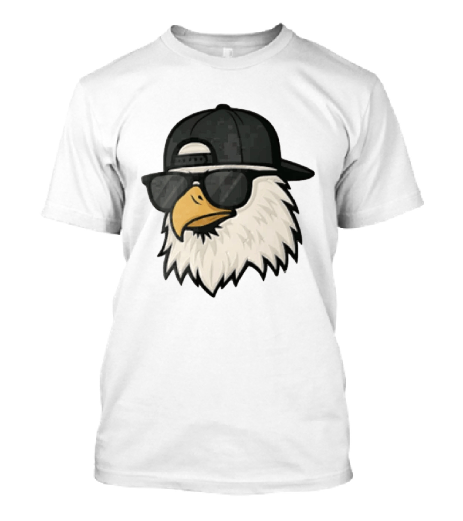Bald Eagle Cool Sunglasses Hat T-Shirt