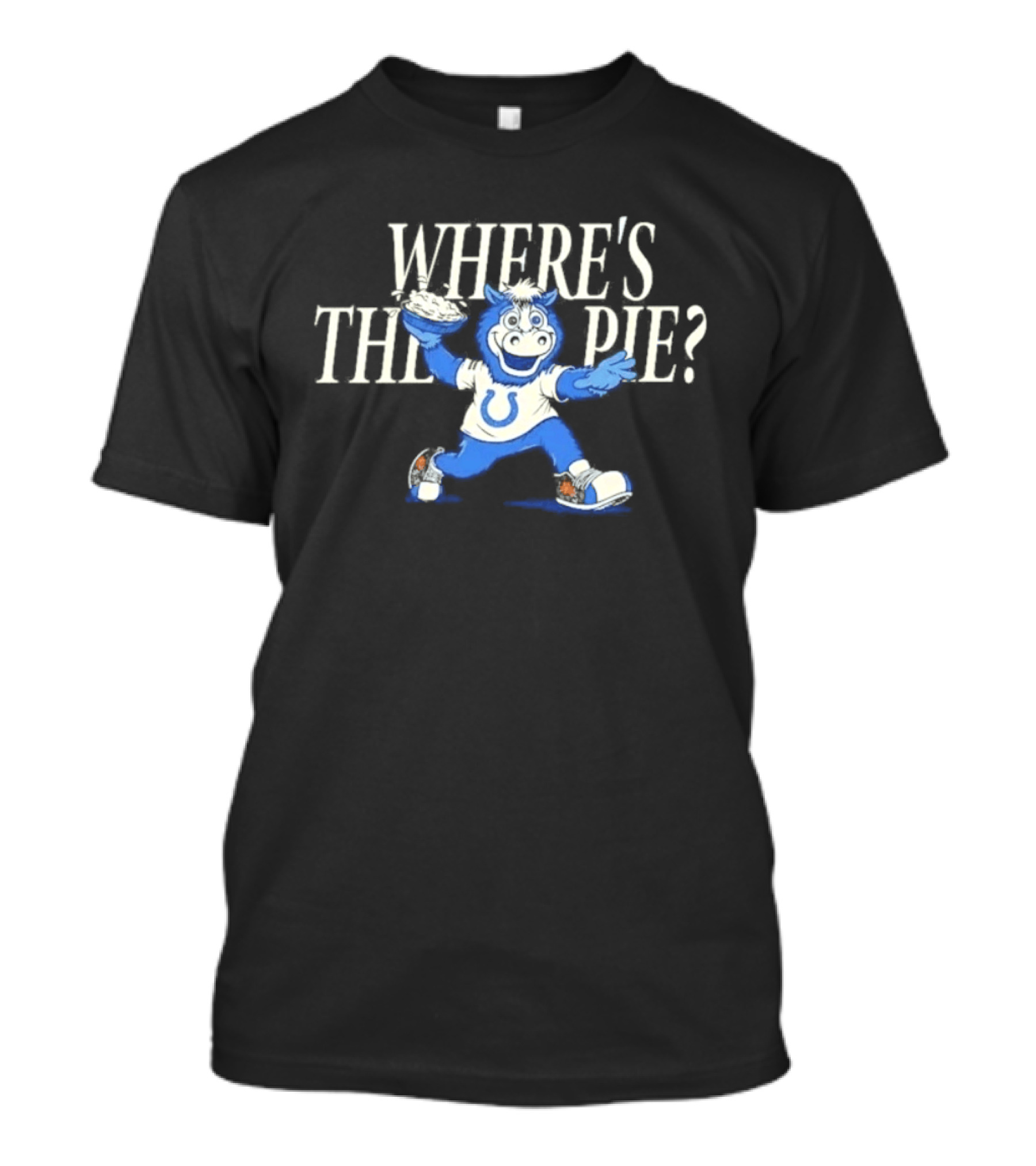 Indianapolis Colts Where's The Pie Mascot Fun T-Shirt