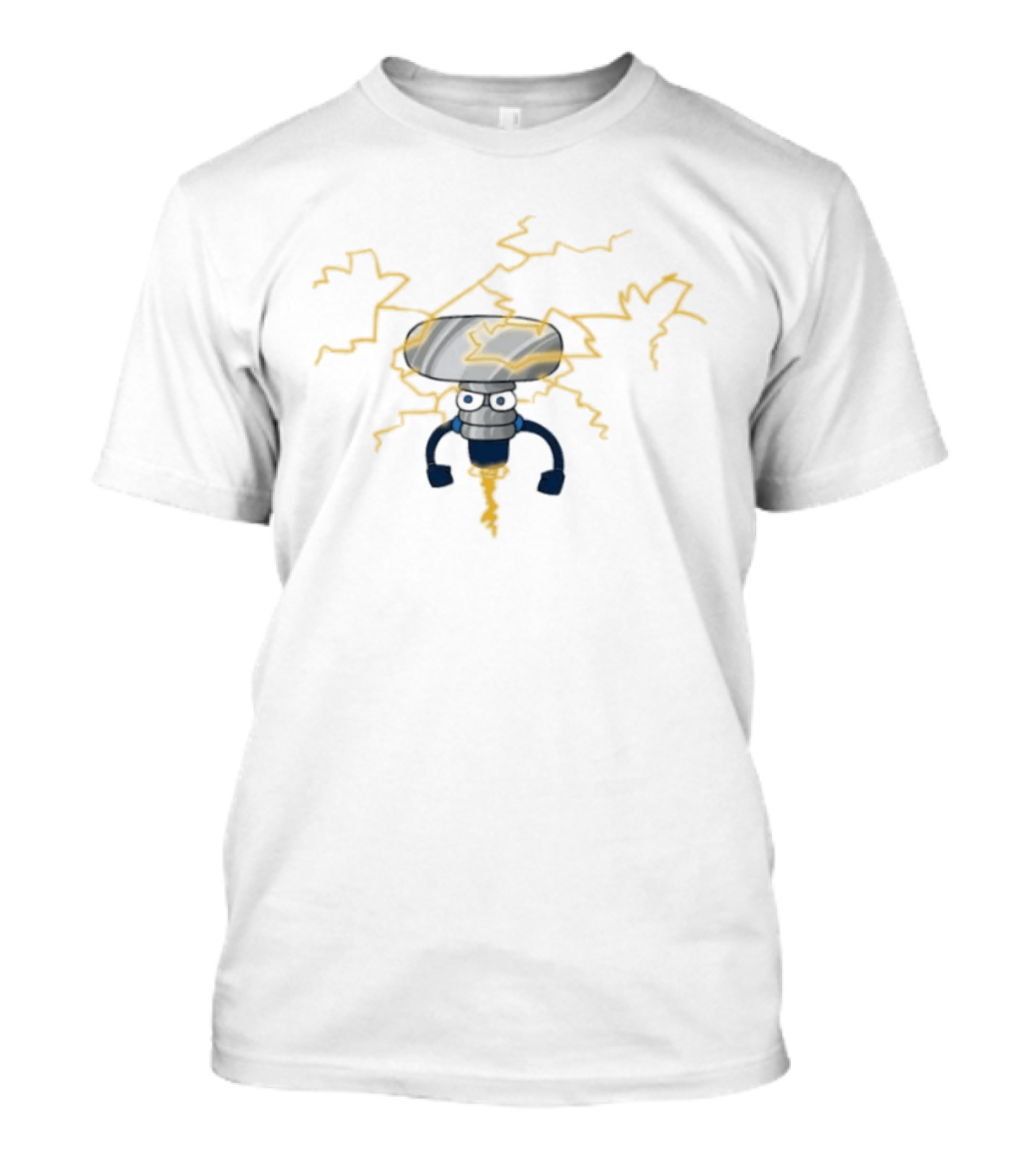 Los Angeles Chargers Electric Pokémon Character Fusion T-Shirt