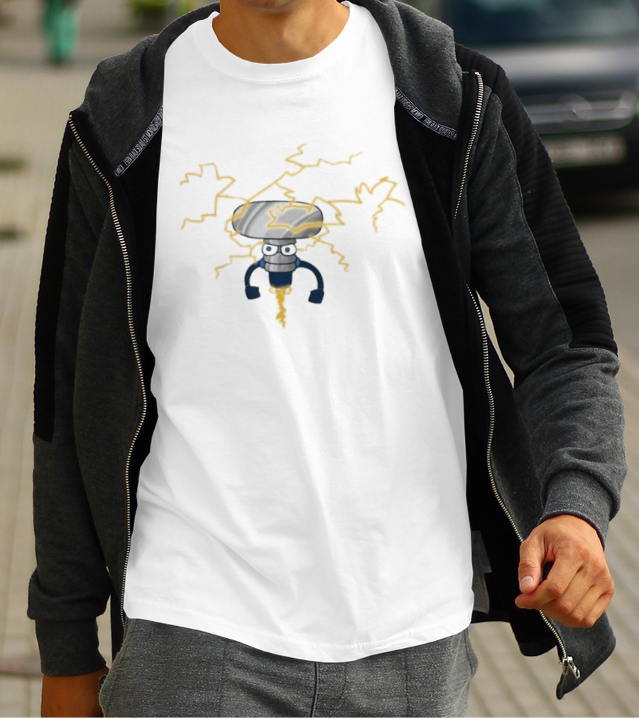 Los Angeles Chargers Electric Pokémon Character Fusion T-Shirt