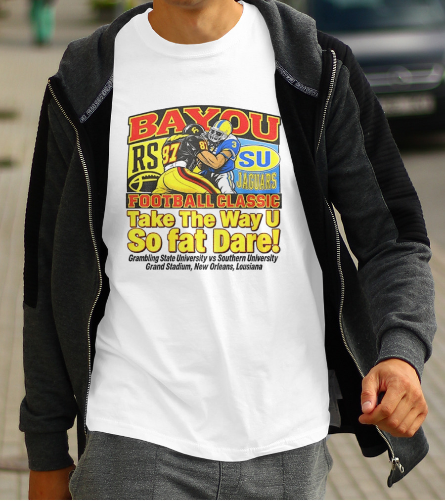 Bayou Classic Football Grambling State Vs Southern University Grand Stadium New Orleans T-Shirt