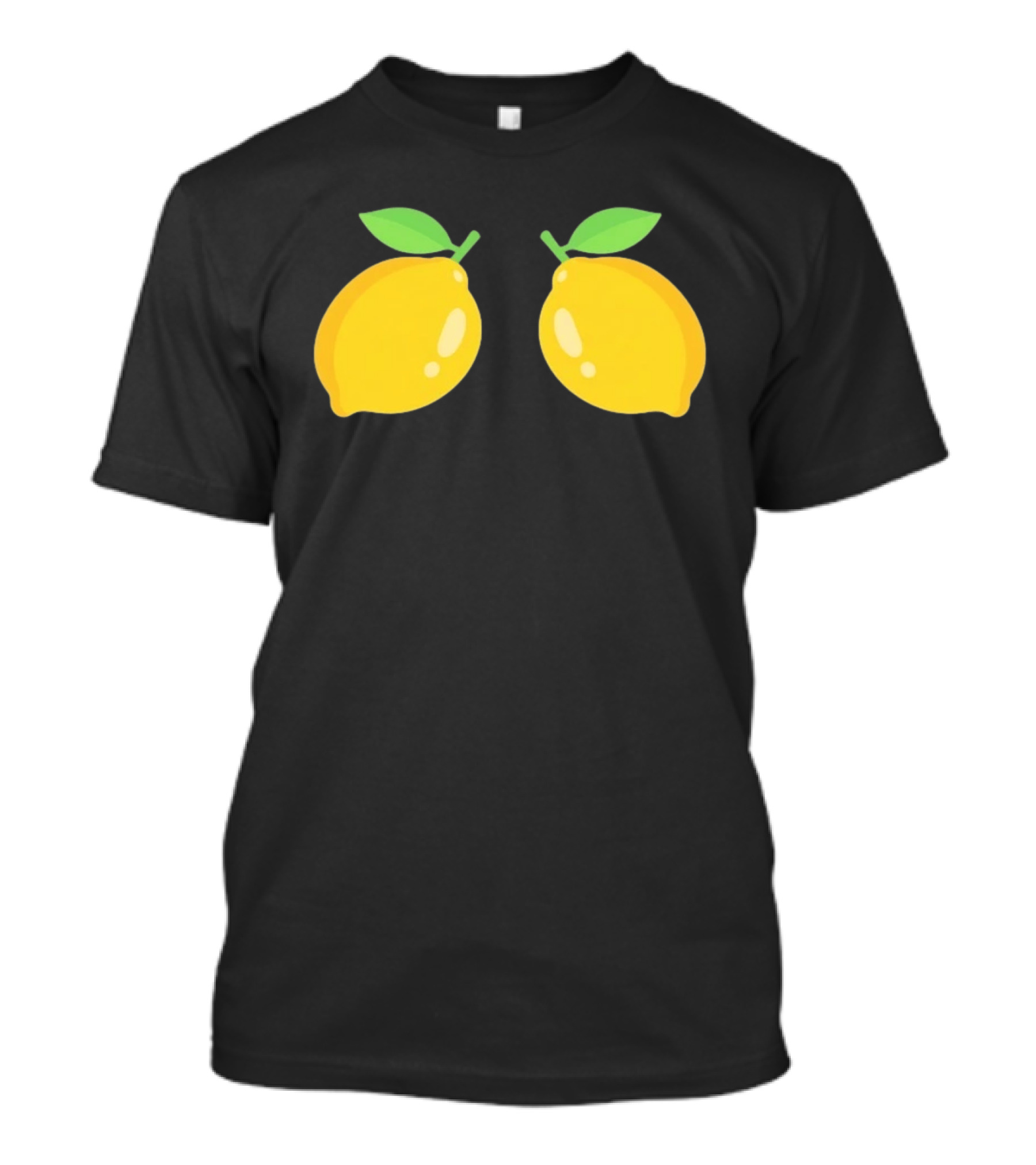 Two Lemons Minimalist Citrus Fruit T-Shirt