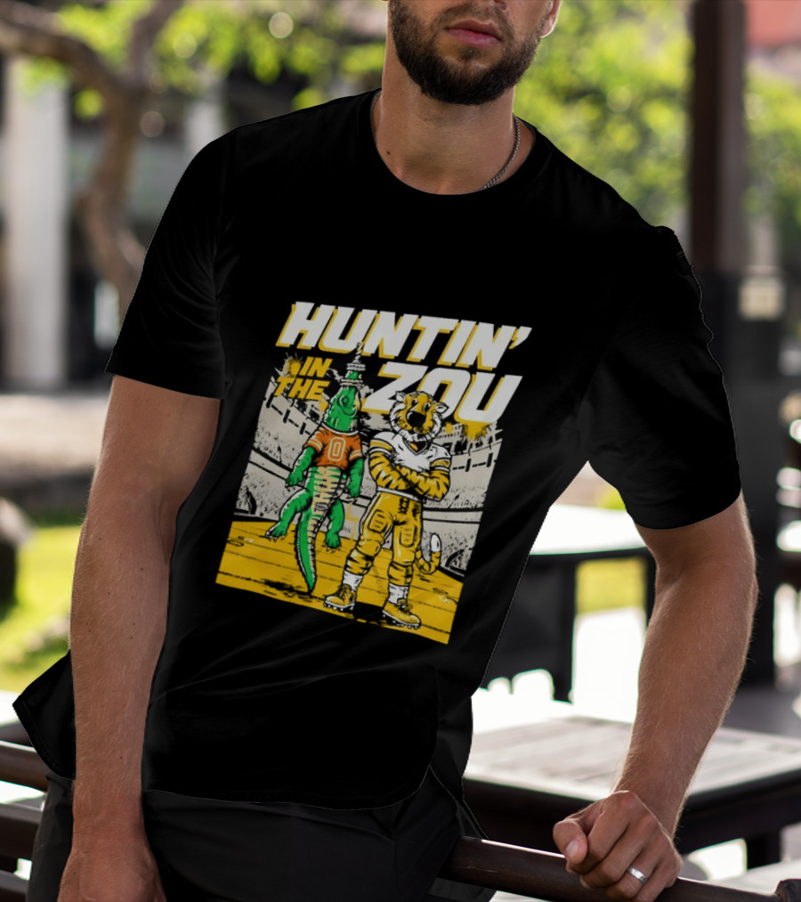 Huntin' In The Zou Missouri Tigers Stadium Rivalry T-Shirt