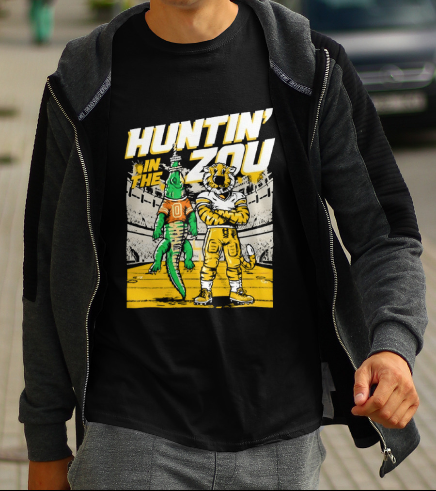 Huntin' In The Zou Missouri Tigers Stadium Rivalry T-Shirt