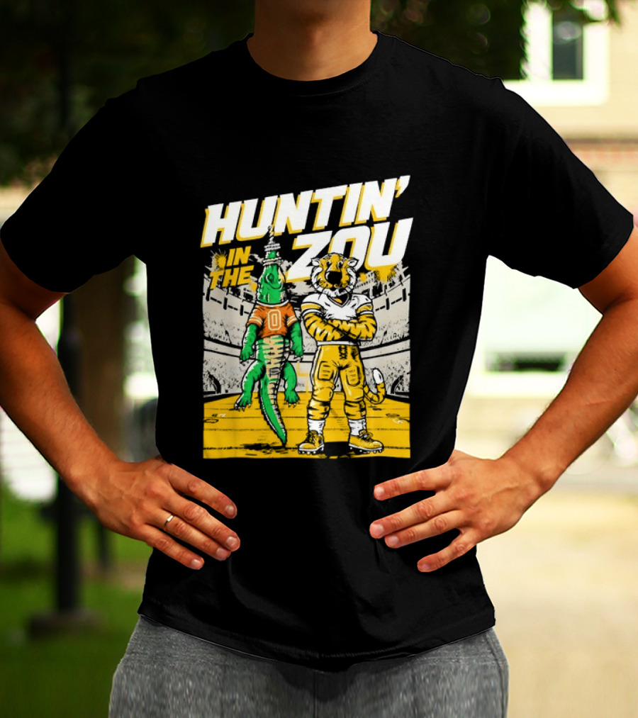 Huntin' In The Zou Missouri Tigers Stadium Rivalry T-Shirt