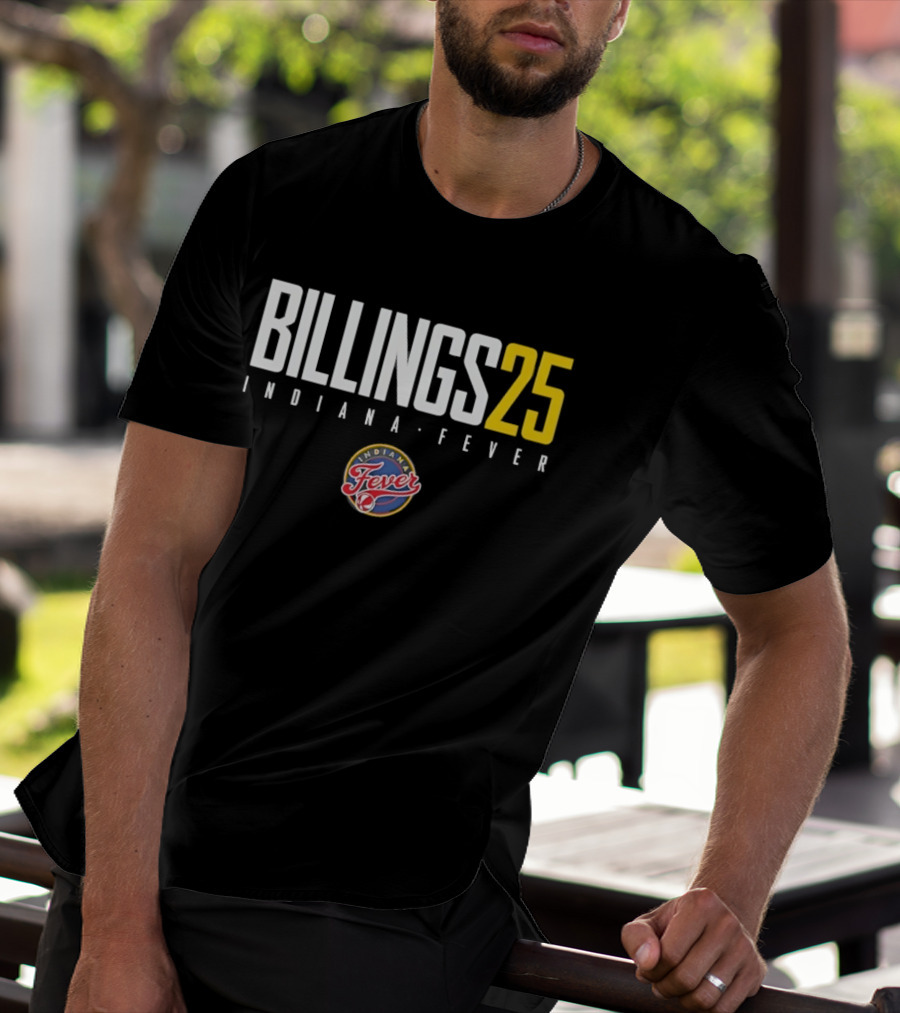 Billings 25 Indiana Fever WNBA Fever T-Shirt