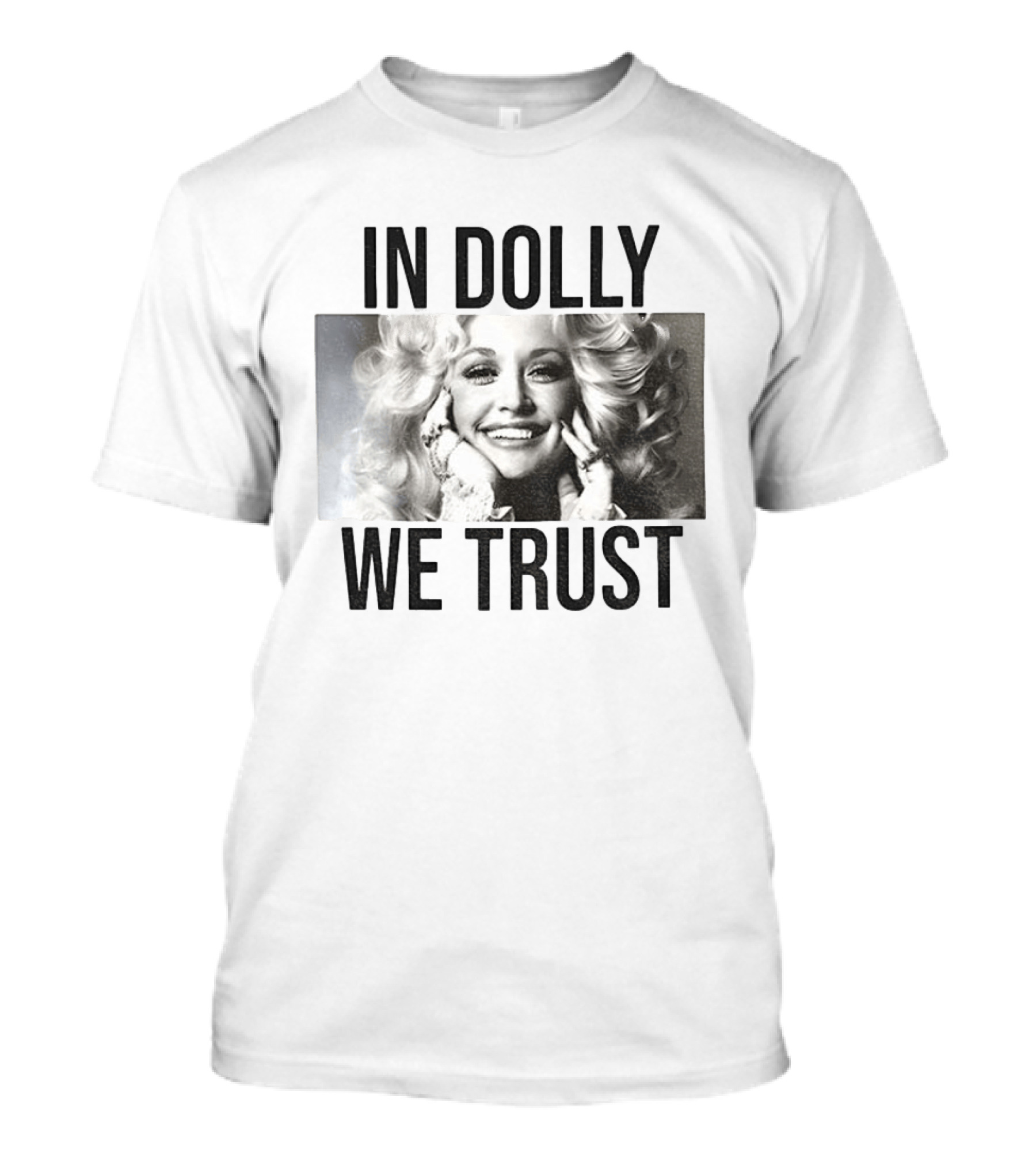 In Dolly We Trust Vintage Style Dolly Parton T-Shirt