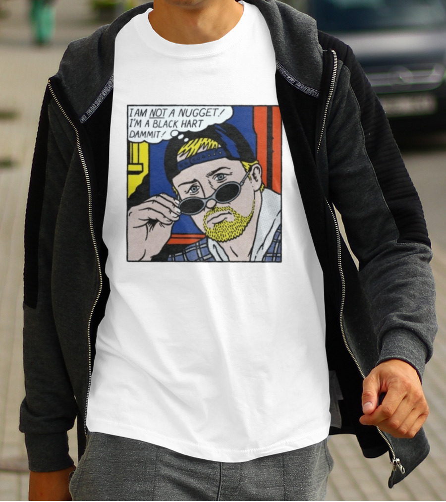 I Am Not A Nugget I'm A Black Hart Dammit Retro Comic T-Shirt