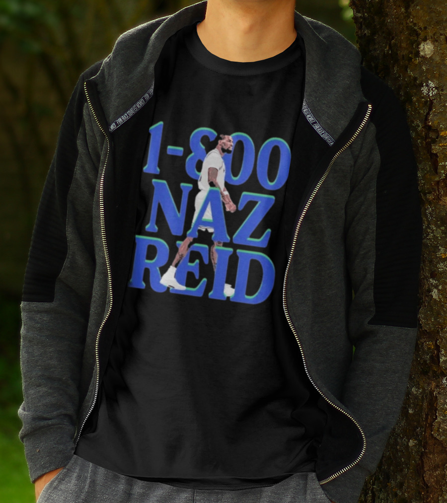 1 800 Naz Reid Minnesota Timberwolves Basketball T-Shirt