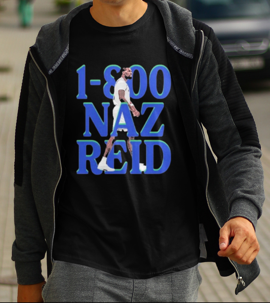 1 800 Naz Reid Minnesota Timberwolves Basketball T-Shirt