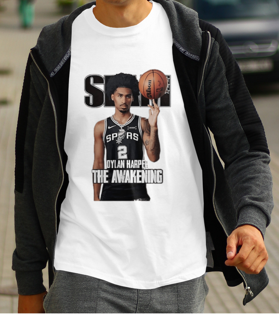 Dylan Harper 2 San Antonio Spurs The Awakening Slam NBA Basketball Cover T-Shirt
